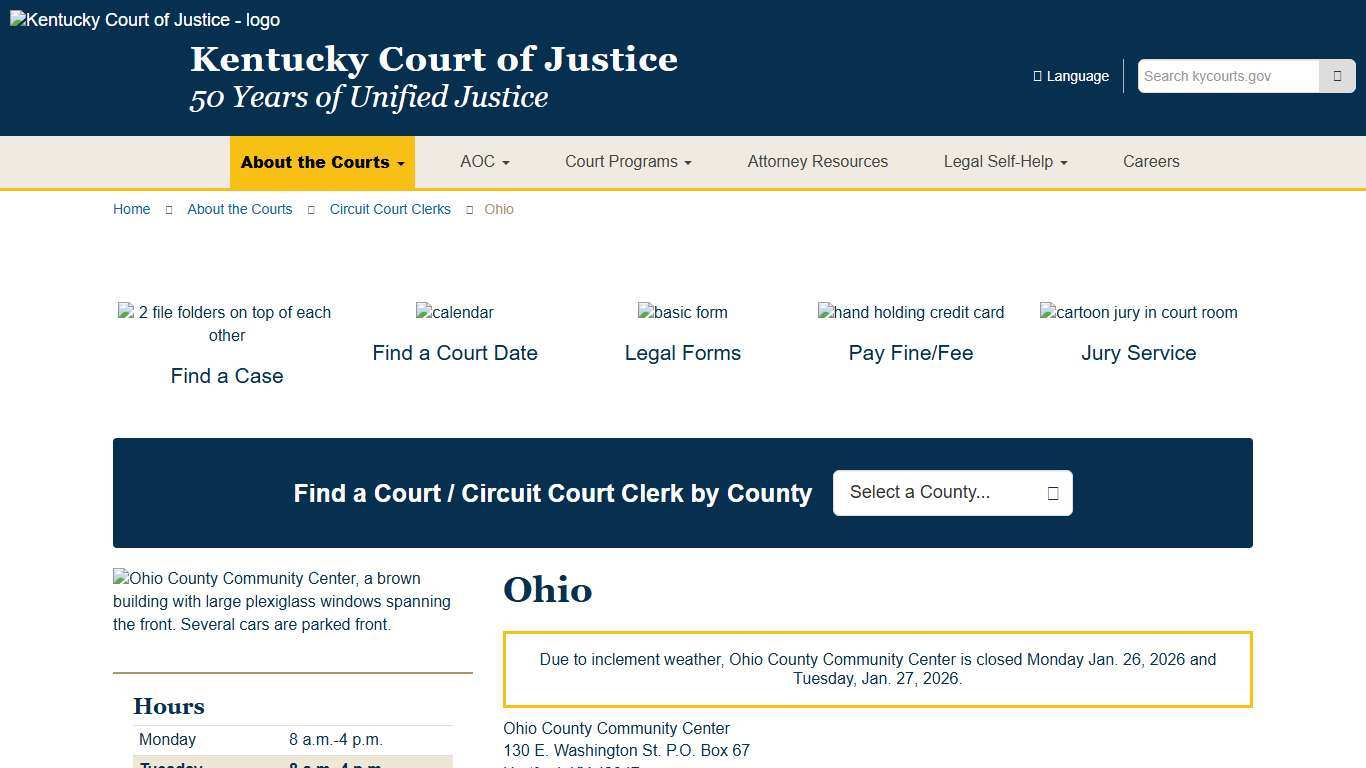 Ohio - Kentucky Court of Justice
